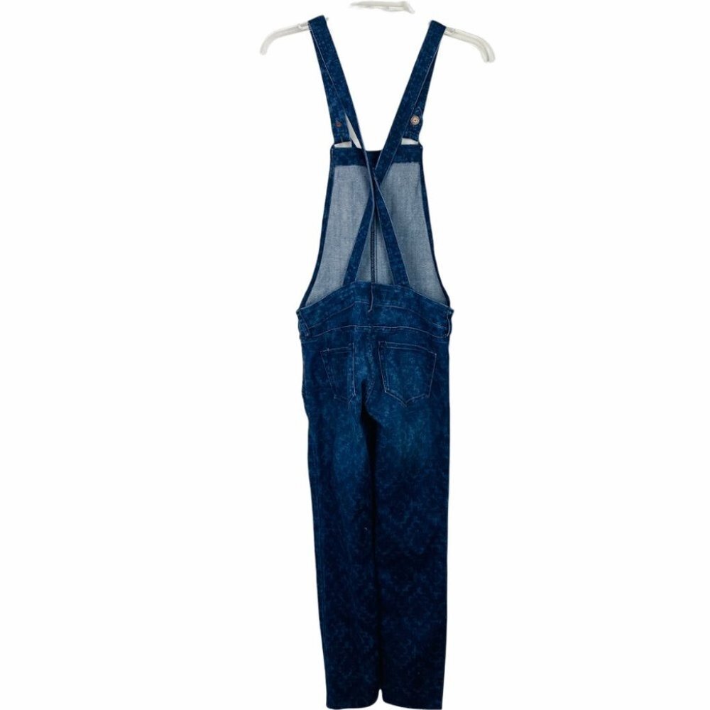 Hollister Tribal Print Jeans Jumpsuit Denim Bib Overall Sz XS - Picture 4 of 14